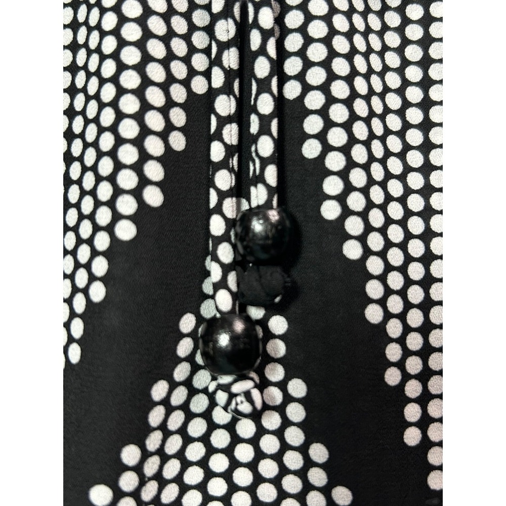 Sami & Jo Tank Top Womens Size M Black and White Blouse Lightweight Relaxed Fit - Picture 8 of 10